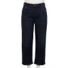 Plus Size Sonoma Goods For Life® Premium High-Waisted Straight-Leg Crop Jeans