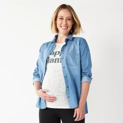 Women's Sonoma Goods For Life® Essential Everyday Button-Down Shirt -Sonoma Clothing Store 4991213 ALT2