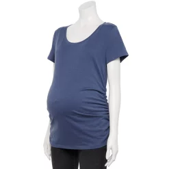 Maternity Sonoma Goods For Life® Essential Scoopneck Tee 25 Maternity Sonoma Goods For Life® Essential Scoopneck Tee -Sonoma Clothing Store 4998304 Cyclone Blue