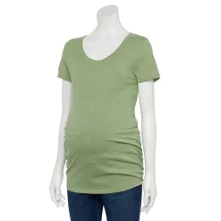 Maternity Sonoma Goods For Life® Essential Scoopneck Tee 27 Maternity Sonoma Goods For Life® Essential Scoopneck Tee -Sonoma Clothing Store 4998304 Green
