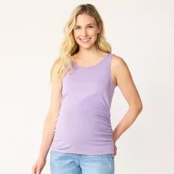 Maternity Sonoma Goods For Life® Essential Tank -Sonoma Clothing Store 5010254 Violet