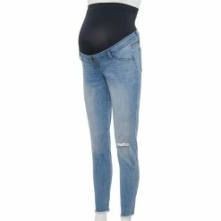 Maternity Sonoma Goods For Life® Inset Belly Jeggings -Sonoma Clothing Store 5032473 Light Wash