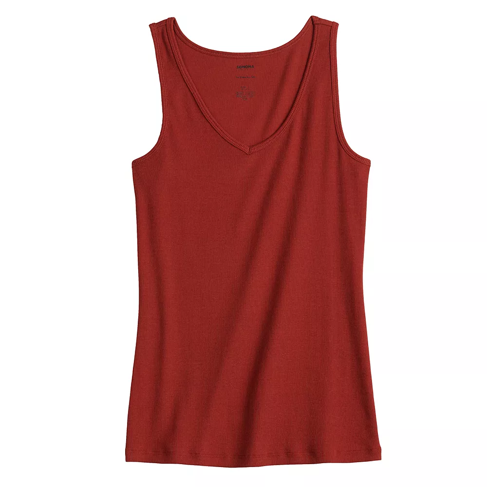 Women's Sonoma Goods For Life® Everyday Ribbed Tank 27 Women's Sonoma Goods For Life® Everyday Ribbed Tank - Image 25