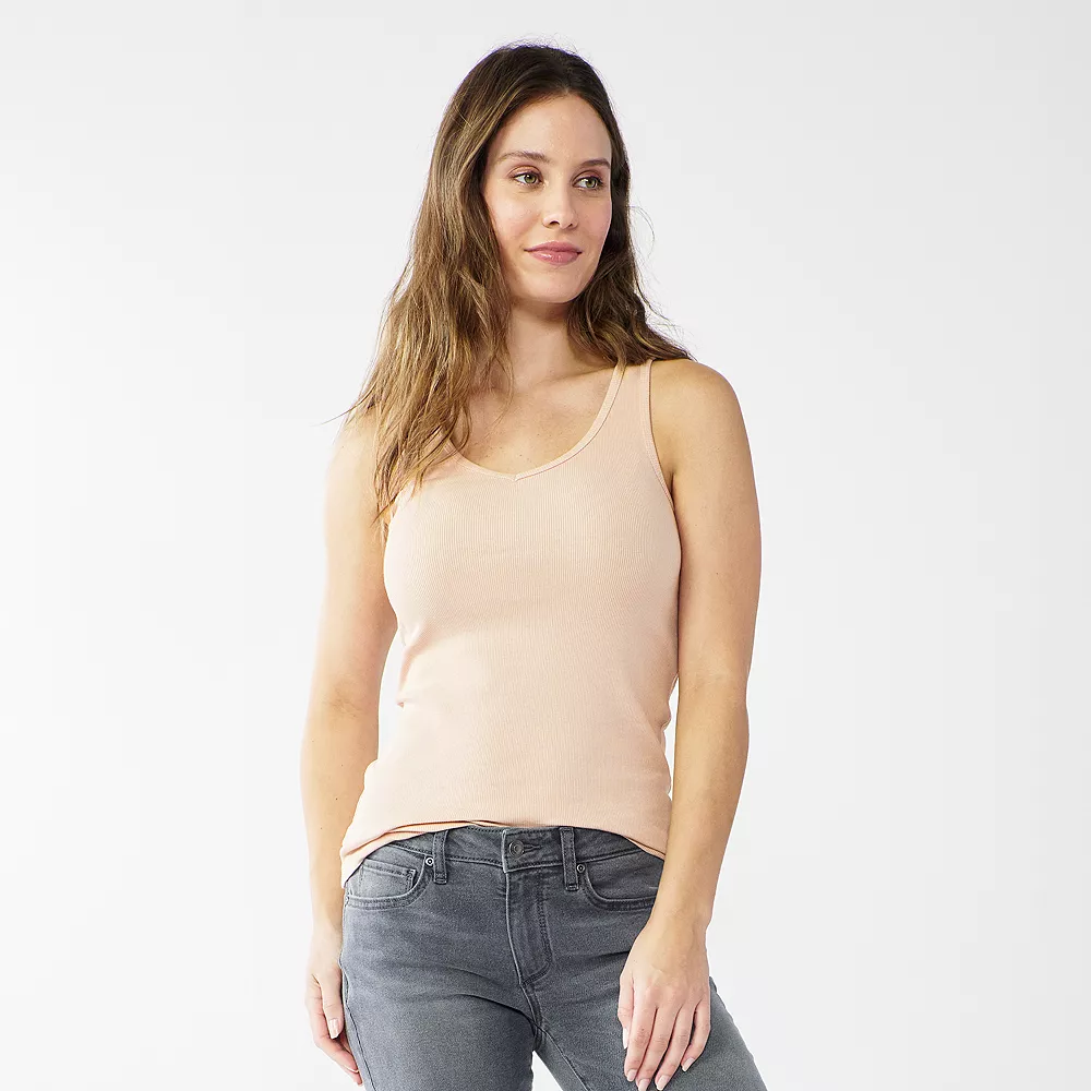 Women's Sonoma Goods For Life® Everyday Ribbed Tank 13 Women's Sonoma Goods For Life® Everyday Ribbed Tank - Image 11