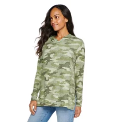 Maternity Sonoma Goods For Life® Side Slit Nursing Hoodie -Sonoma Clothing Store 5177488 Camo
