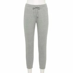 Women's Sonoma Goods For Life® Cinched Knit Jogger Pants 21 Women's Sonoma Goods For Life® Cinched Knit Jogger Pants -Sonoma Clothing Store 5225497 Gray Nep
