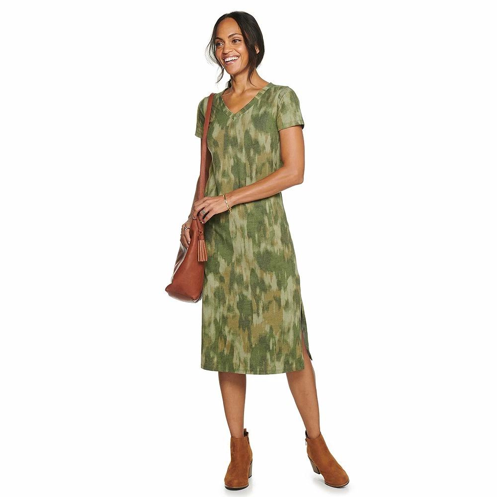 Women's Sonoma Goods For Life® Knit Midi T-Shirt Dress 3 Women's Sonoma Goods For Life® Knit Midi T-Shirt Dress