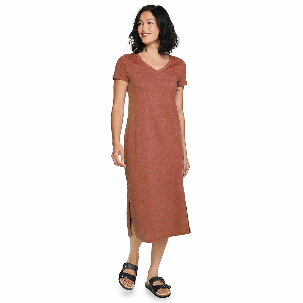 Women's Sonoma Goods For Life® Knit Midi T-Shirt Dress 4 Women's Sonoma Goods For Life® Knit Midi T-Shirt Dress - Image 2