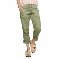 Women's Sonoma Goods For Life® Comfort Waist Utility Capri Pants 19 Women's Sonoma Goods For Life® Comfort Waist Utility Capri Pants -Sonoma Clothing Store 5237613 Sydney Olive