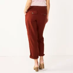 Maternity Sonoma Goods For Life® Under-The-Belly Utility Crop Pants -Sonoma Clothing Store 5239302 ALT