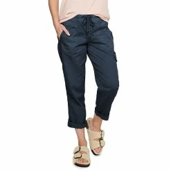 Petite Sonoma Goods For Life® Pull-On Utility Capri Pants 15 Petite Sonoma Goods For Life® Pull-On Utility Capri Pants -Sonoma Clothing Store 5240315 Navy
