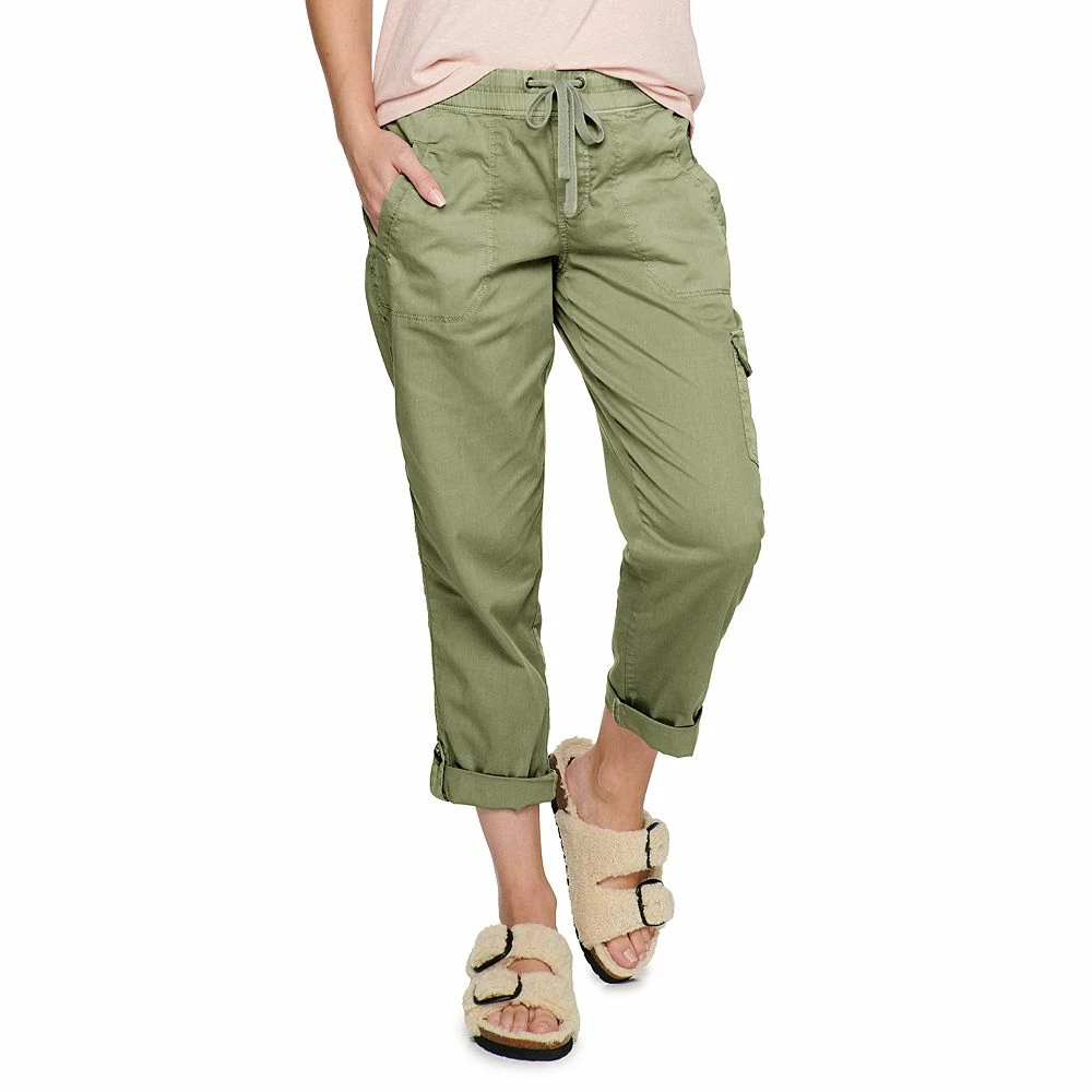 Petite Sonoma Goods For Life® Pull-On Utility Capri Pants 4 Petite Sonoma Goods For Life® Pull-On Utility Capri Pants - Image 2