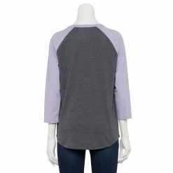 Women's Sonoma Goods For Life® Three Quarter Sleeve Baseball Graphic Tee 24 Women's Sonoma Goods For Life® Three Quarter Sleeve Baseball Graphic Tee -Sonoma Clothing Store 5242169 ALT