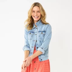 Women's Sonoma Goods For Life® Jean Jacket -Sonoma Clothing Store 5242667 Super Light Wash