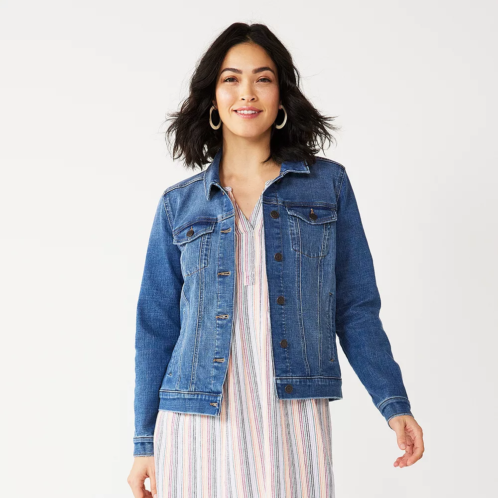 Petite Sonoma Goods For Life® Jean Jacket 3 Petite Sonoma Goods For Life® Jean Jacket