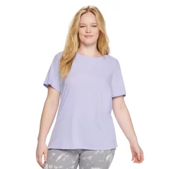 Plus Size Sonoma Goods For Life® Everyday Crewneck Tee -Sonoma Clothing Store 5259072 Glazed Berry
