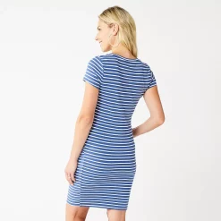 Maternity Sonoma Goods For Life® Everyday T-Shirt Dress -Sonoma Clothing Store 5263018 ALT