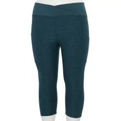 Plus Size Sonoma Goods For Life® Crossover Waist Crop Leggings -Sonoma Clothing Store 5271394 Lost Lagoon