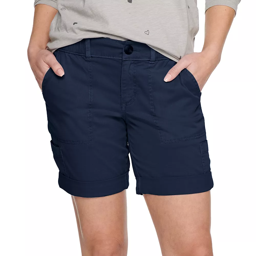 Petite Sonoma Goods For Life® Comfort Waist Utility Bermuda Shorts 4 Petite Sonoma Goods For Life® Comfort Waist Utility Bermuda Shorts - Image 2