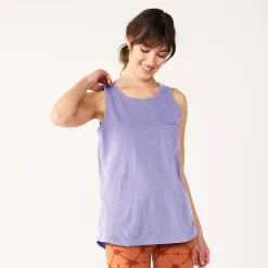 Women's Sonoma Goods For Life® High-Neck Tank -Sonoma Clothing Store 5467284 Leland Purple