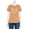 Women's Sonoma Goods For Life® Short Sleeve Graphic Tee -Sonoma Clothing Store 5480871 Brown Cactus