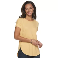 Women's Sonoma Goods For Life® Supersoft Dolman Tunic 66 Women's Sonoma Goods For Life® Supersoft Dolman Tunic -Sonoma Clothing Store 5499245 Light Yellow