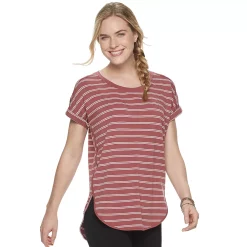 Women's Sonoma Goods For Life® Supersoft Dolman Tunic 63 Women's Sonoma Goods For Life® Supersoft Dolman Tunic -Sonoma Clothing Store 5499245 Mauve Stripe