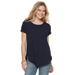 Women's Sonoma Goods For Life® Supersoft Dolman Tunic 67 Women's Sonoma Goods For Life® Supersoft Dolman Tunic -Sonoma Clothing Store 5499245 Navy Luxe