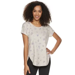 Women's Sonoma Goods For Life® Supersoft Dolman Tunic 59 Women's Sonoma Goods For Life® Supersoft Dolman Tunic -Sonoma Clothing Store 5499245 Purple Floral