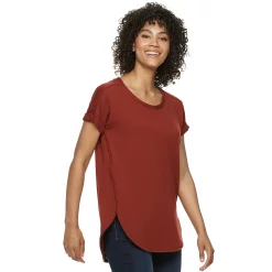 Women's Sonoma Goods For Life® Supersoft Dolman Tunic 53 Women's Sonoma Goods For Life® Supersoft Dolman Tunic -Sonoma Clothing Store 5499245 Rust