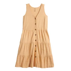 Women's Sonoma Goods For Life® Sleeveless Tiered Knit Dress 15 Women's Sonoma Goods For Life® Sleeveless Tiered Knit Dress -Sonoma Clothing Store 5501602 ALT5