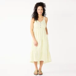 Women's Sonoma Goods For Life Tiered Midi Dress