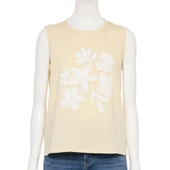 Women's Sonoma Goods For Life® Muscle Graphic Tank 23 Women's Sonoma Goods For Life® Muscle Graphic Tank -Sonoma Clothing Store 5504455 Beige Floral