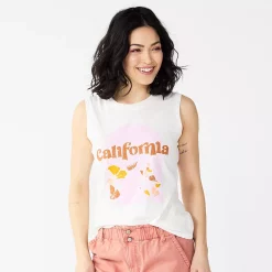 Women's Sonoma Goods For Life® Muscle Graphic Tank 30 Women's Sonoma Goods For Life® Muscle Graphic Tank -Sonoma Clothing Store 5504455 California