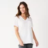 Women's Sonoma Goods For Life® Tunic Tee -Sonoma Clothing Store 5508079 White