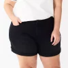 Plus Size Sonoma Goods For Life® Premium Mom Shorts -Sonoma Clothing Store 5513061 Laughlin