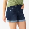 Women's Sonoma Goods For Life® High-Rise Curvy 5" Denim Shorts 2 Women's Sonoma Goods For Life® High-Rise Curvy 5" Denim Shorts -Sonoma Clothing Store 5522148 Greenwood