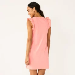 Women's Sonoma Goods For Life® Ruffle Sleeveless Knit Dress 16 Women's Sonoma Goods For Life® Ruffle Sleeveless Knit Dress -Sonoma Clothing Store 5535468 ALT