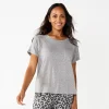 Women's Sonoma Goods For Life® Essential Short Sleeve Pajama Top