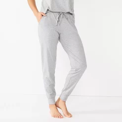 Women's Sonoma Goods For Life® Essential Banded Bottom Pajama Pants 14 Women's Sonoma Goods For Life® Essential Banded Bottom Pajama Pants -Sonoma Clothing Store 5558711 Heather Gray