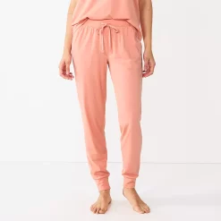 Women's Sonoma Goods For Life® Essential Banded Bottom Pajama Pants 13 Women's Sonoma Goods For Life® Essential Banded Bottom Pajama Pants -Sonoma Clothing Store 5558711 Natural Coral