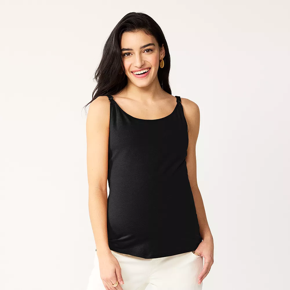 Maternity Sonoma Goods For Life® Nursing Shelf Cami 6 Maternity Sonoma Goods For Life® Nursing Shelf Cami - Image 4