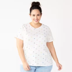 Petite Plus Size Sonoma Goods For Life® Crewneck Tee -Sonoma Clothing Store 5572597 Multi Color Sun