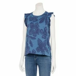 Women's Sonoma Goods For Life® French Terry Flutter-Sleeve Top