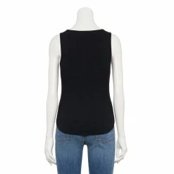 Women's Sonoma Goods For Life® Notchneck Ribbed Tank 14 Women's Sonoma Goods For Life® Notchneck Ribbed Tank -Sonoma Clothing Store 5579049 ALT