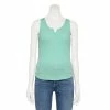 Women's Sonoma Goods For Life® Notchneck Ribbed Tank 2 Women's Sonoma Goods For Life® Notchneck Ribbed Tank -Sonoma Clothing Store 5579049 Dusty Teal