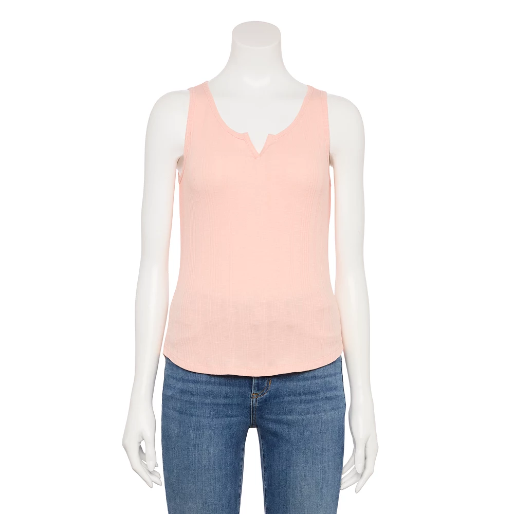 Women's Sonoma Goods For Life® Notchneck Ribbed Tank 5 Women's Sonoma Goods For Life® Notchneck Ribbed Tank - Image 3