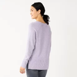 Women's Sonoma Goods For Life® Textured Raglan Sweater 20 Women's Sonoma Goods For Life® Textured Raglan Sweater -Sonoma Clothing Store 5579791 ALT