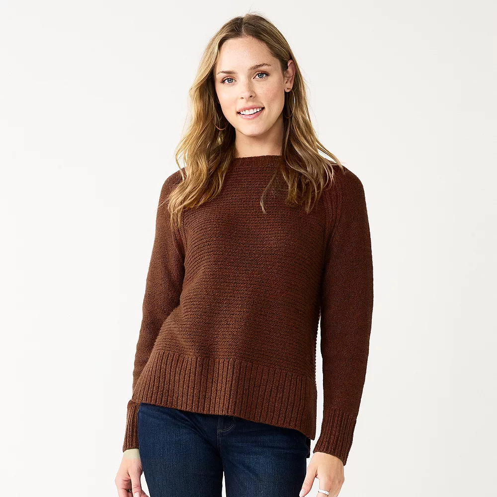 Women's Sonoma Goods For Life® Textured Raglan Sweater 7 Women's Sonoma Goods For Life® Textured Raglan Sweater - Image 5