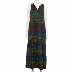 Women's Sonoma Goods For Life® Tiered Maxi Dress 11 Women's Sonoma Goods For Life® Tiered Maxi Dress -Sonoma Clothing Store 5584784 Brown Animal Print